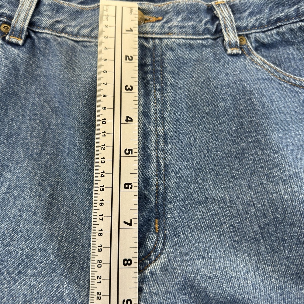 LL Bean Women's Fleece Lined Double L Relaxed Fit Jeans Size 18P - Picture 5 of 12